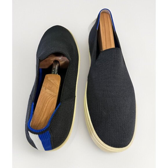 Rothy's Black Slip On Knit Casual Comfort Sneakers Size 10 - Picture 1 of 7